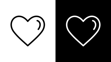 Heart With Icon Set Design