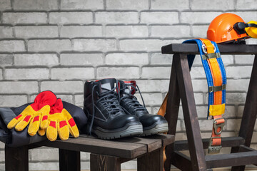 Work health and safety concept. Copy space.