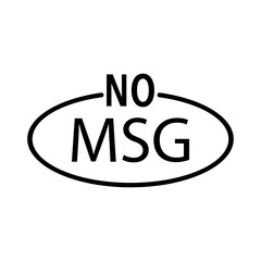 NO MSG VECTOR SIGN