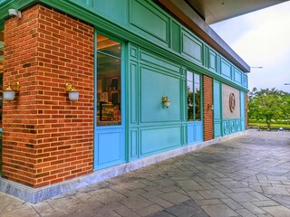 entrance to the house