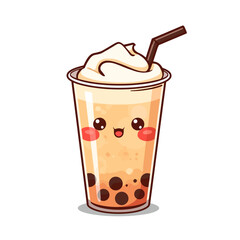 Cute Drink Cartoon Design Very Cool