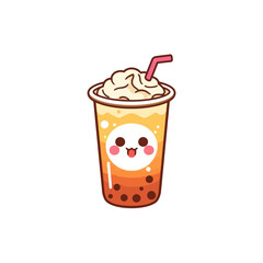 Cute Drink Cartoon Design Very Cool
