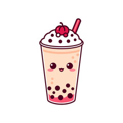 Cute Drink Cartoon Design Very Cool