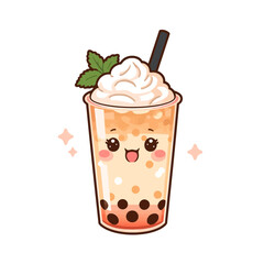 Cute Drink Cartoon Design Very Cool