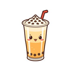 Cute Drink Cartoon Design Very Cool