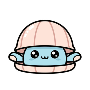 shelled animal popular kawaii illustration bernacle