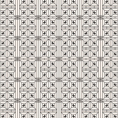 Intricate Monochromatic Geometric Tile Pattern