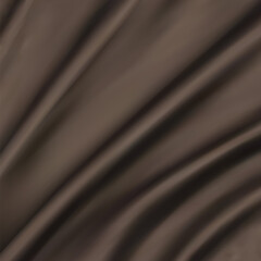 Brown delicate soft background of plush fabric. Blanket crumpled after sleep. Cozy bed. Pattern background. eps 10
