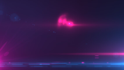 abstract background with glowing lights. purple and blue light rays background