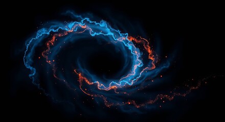 abstract background with glowing lights