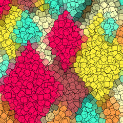 Colored background from cubes. Background template. eps 10