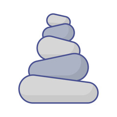 Pebbles Vector icon which can easily modify or edit