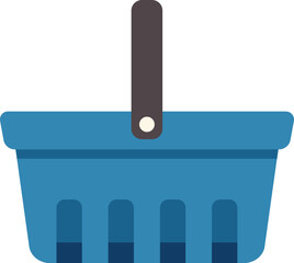 Shopping basket icon representing online shopping, retail, and e commerce