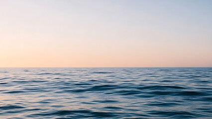 Obraz premium Serene Ocean View at Dusk with Gentle Waves