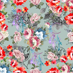 Rose patterns with various beautiful shapes