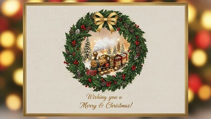 Celebrate the Miracle of Christmas - Traditional Religious Holiday Greeting Card - Wishing You a Season Filled with Faith, Hope, and Divine Love