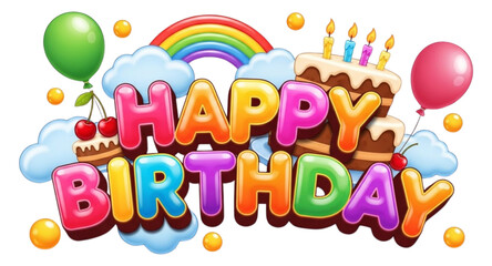 happy birthday candles