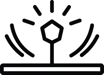 Wireless Signal Antenna Vector Icon