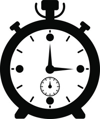 Stopwatch Timer Clock Vector Illustration