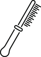 Hairbrush showing a personal grooming tool for styling hair