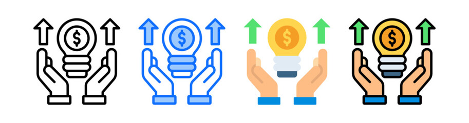 Opportunity Icon Collection Set Different Style