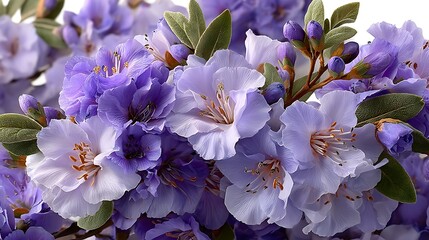 Stunning lavender floral branch in full bloom high resolution picture