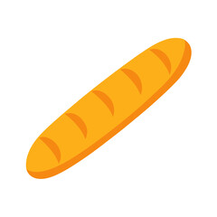 baguette vector clip art for web and graphic design