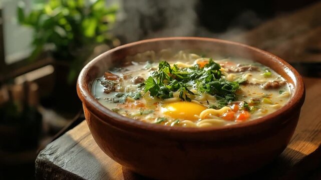 hearty sopa criolla peruvian soup video 