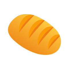 bread loaf vector clip art for web and graphic design