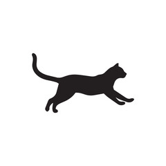 cat silhouette vector