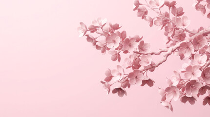 ピンクの桜の花