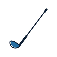 Vector Clip Art Golf Club on White Background for Web and Graphic Design