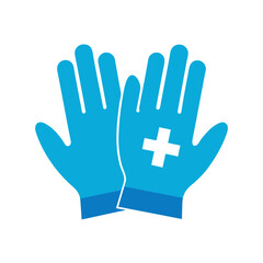 Obraz premium vector clip art medical gloves on white background for web and graphic design