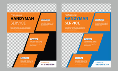 Handyman Flyer Template Design