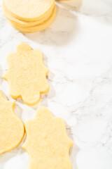 Freshly Baked Round Sugar Cookies