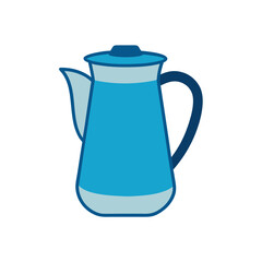 vector clip art water jug on white background for web and graphic design