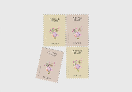 Postage Stamp Mockup