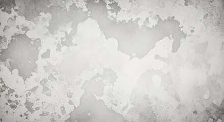 Weathered concrete surface with peeling paint and damaged texture. Gray and white tones create aged appearance. Perfect for backgrounds, grunge designs, or vintage projects.