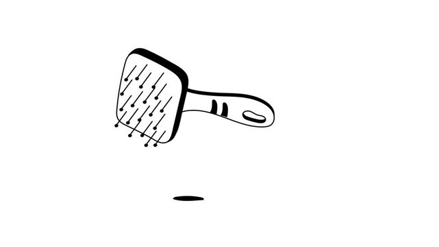 Handy grooming comb to detangle and maintain pets fur