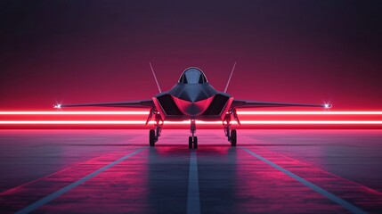 Stealth air force jet fighter high-performance combat aircraft highlighting next-gen stealth geometry and aerodynamic efficiency.