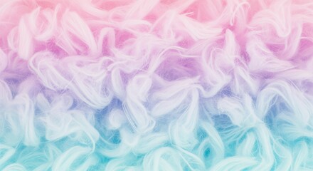 Fototapeta premium Soft pastel swirls blend pink, purple, and blue in a dreamy abstract pattern. Perfect for backgrounds, beauty products, or creative projects needing a gentle, feminine touch.