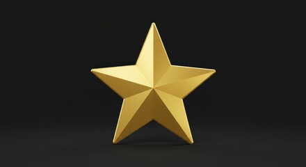 Golden star icon