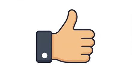 Hand showing thumbs up symbol