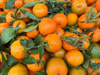 tangerines in a basket