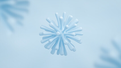 Virus micro-organism spreading disease concept