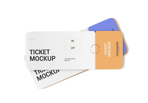 Ticket Mockup Layout