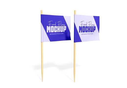 Food Flag Mockup Set