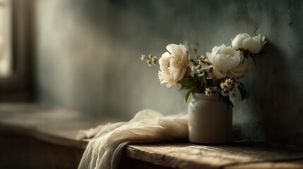 elegant floral postcard design