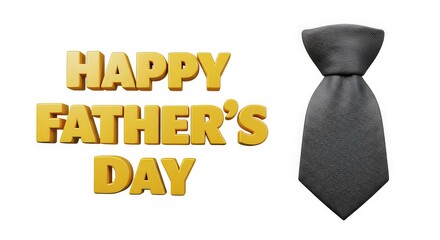 Happy fathers day tie