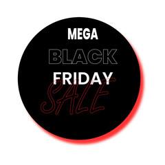 Round stickers, sale tags and labels. Shopping stickers and badges for merchandise and promotion, special offer, new collection, discount etc. Black stickers for web banners with transparent 